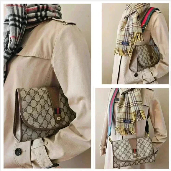 Sherry Line Brown PVC Clutch Bag - Picture 15 of 15